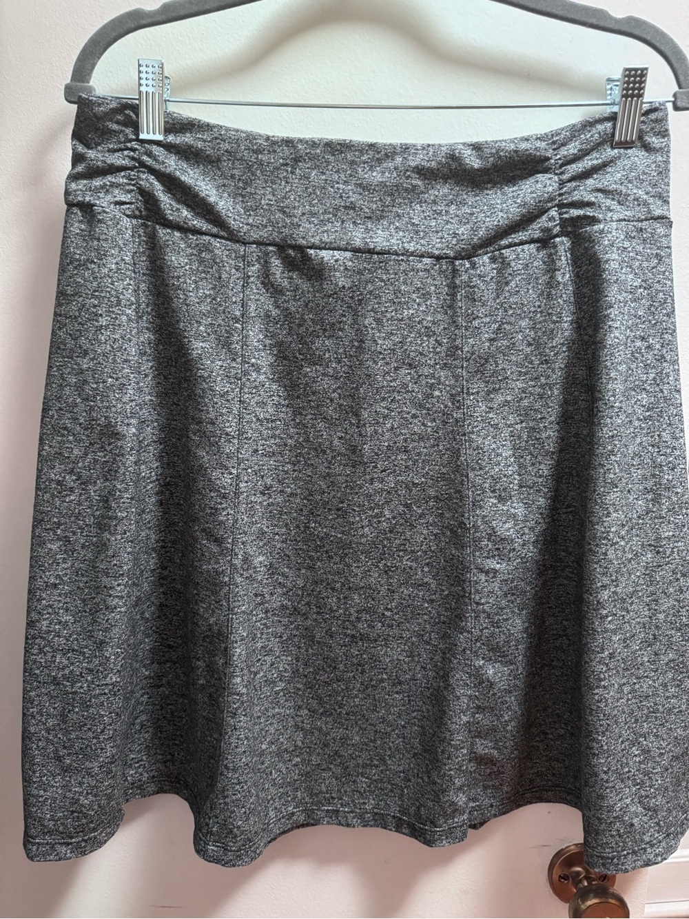 Athleta Heather Gray A-Line Skirt